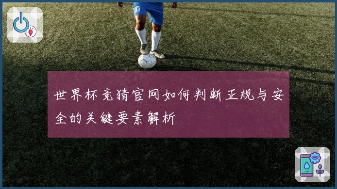 世界杯竞猜官网如何判断正规与安全的关键要素解析